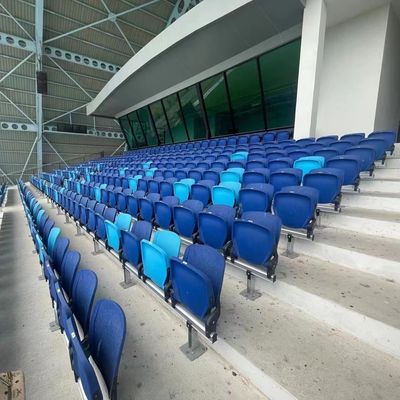 سعر جيد Anti Aging Fixed Plastic Stadium Chair For Arena Sport Field OEM متصل