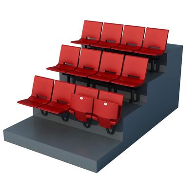 سعر جيد HDPE/PP الكرسي الثابت للملاعب - المقاعد الداخلية أو الخارجية ضد الشيخوخة ضد الأشعة فوق البنفسجية المقاومة للحريق متصل