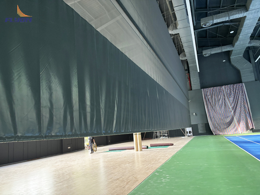 سعر جيد الستار المقسوم من القماش ذو القوة العالية لمنطقة الرياضة الداخلية في الهواء الطلق متصل