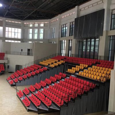 سعر جيد مادة PP مريحة قابلة للسحب للجلوس في صالة رياضية داخلية من Tribune متصل