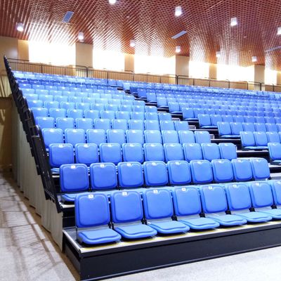 مبيض حديث قابل للسحب ، نظام جلوس تلسكوبي لمسرح المدرسة