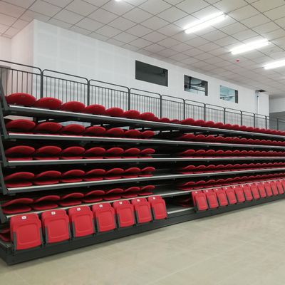 HDPE مادة قابلة للسحب المبيض مقاعد للمدارس صالة للألعاب الرياضية