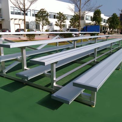 مقاعد معدنية محمولة ، مدرجات ملعب ألومنيوم للجمهور الرياضي