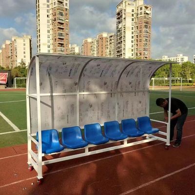 سعر جيد مقعد لاعب كرة القدم ذو الأنبوب الفولاذي المجلفن بشهادة EN 12727 متصل