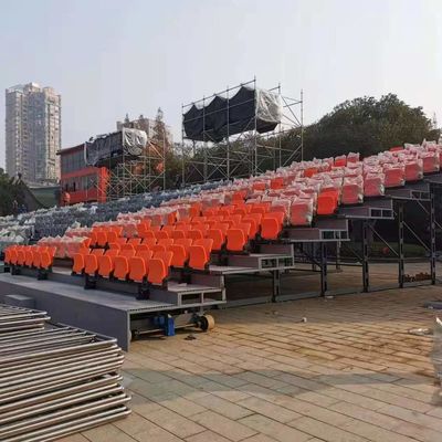 سعر جيد ملعب بلاستيك HDPE جلوس لكرسي ملعب كرة القدم في الهواء الطلق متصل