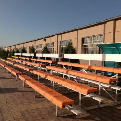 الملاعب الرياضية المتنزهات العامة المقاعد المدرجات المعدنية الخارجية مع التجميع المطلوب
