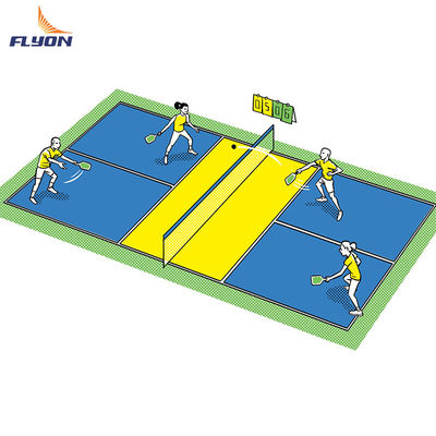 سعر جيد مضادة للشيخوخة محطات البيكلبال المحمولة أرضية خيارات حجم من 44 * 20ft أو 60 * 30ft متصل