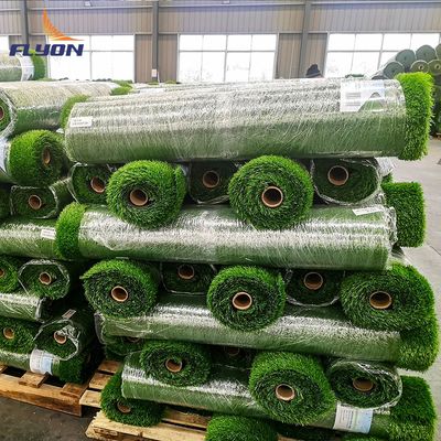 سعر جيد 22000 كثافة ملعب كرة القدم العشب الاصطناعي مع 40-60mm PP PE الخيط متصل