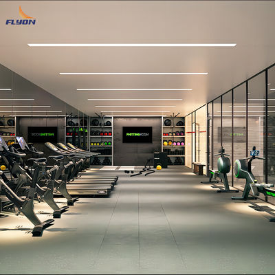 سجادة أرضية مطاطية مضادة للانزلاق للصالات الرياضية ملاعب 15-45 سم سميكة