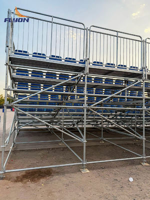 سعر جيد Customized Size Aluminum Grandstand with 2 Years Warranty and CE ISO9001 ISO14001 ISO45001 TUV SGS Certified متصل