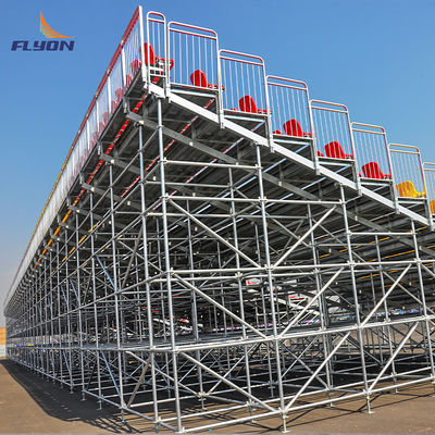 سعر جيد كرسي ملعب خارجي من البولي إيثيلين عالي الكثافة مع ضمان 5 سنوات وتكنولوجيا التشكيل بالنفخ لمقاعد الملاعب متصل