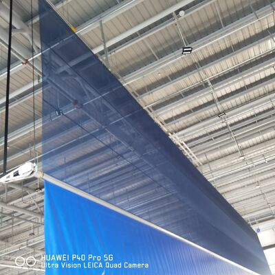 نظام التحكم الكهربائي ستارة مقسمة مقاومة للحريق وصديقة للبيئة