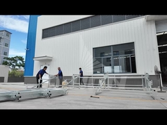 مقعد ملعب قابل للطي بوحدات مع إطار معدني ومأوى